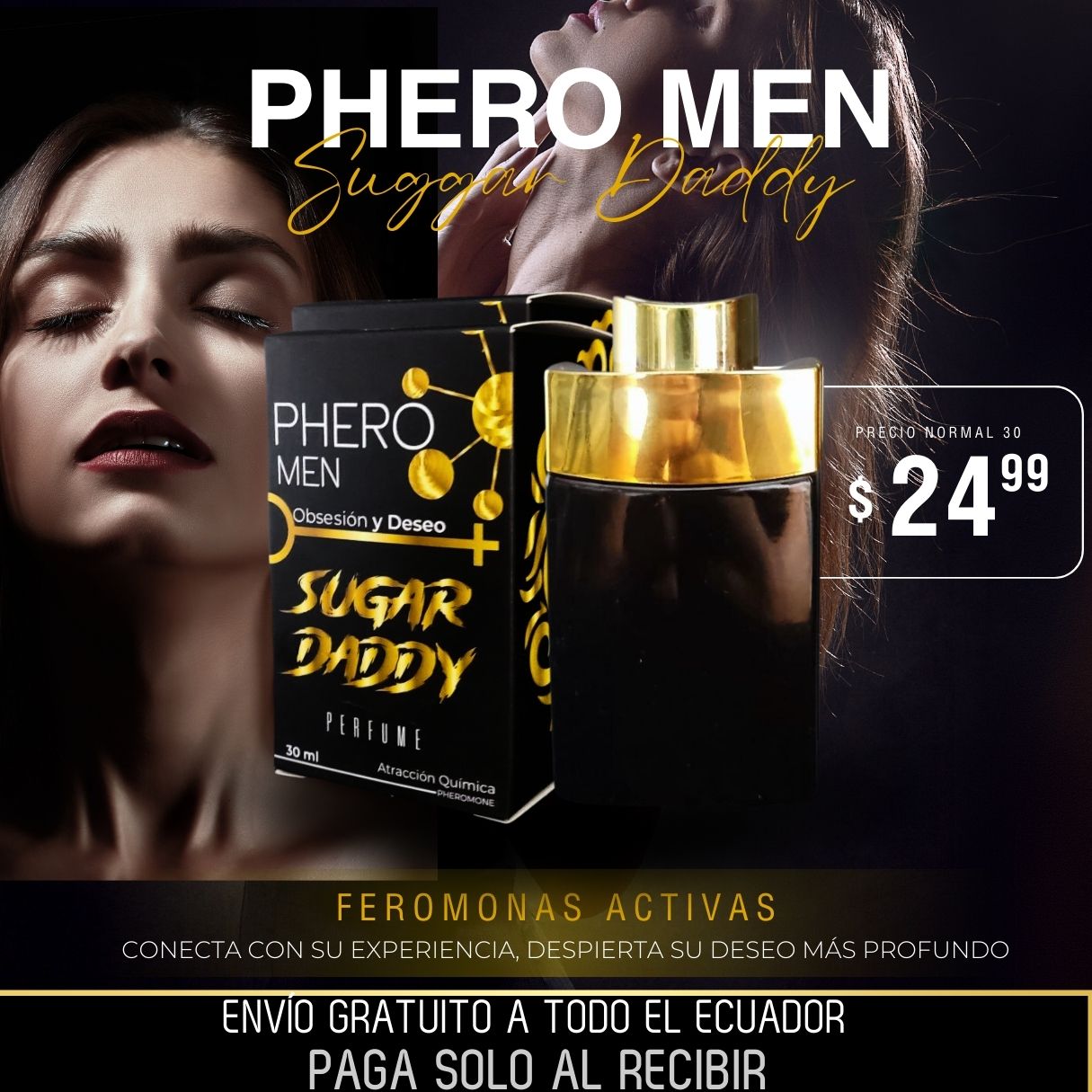 PHEROMEN SUGGAR DADDY PERFUME DE FEROMONAS PURAS 🔥
