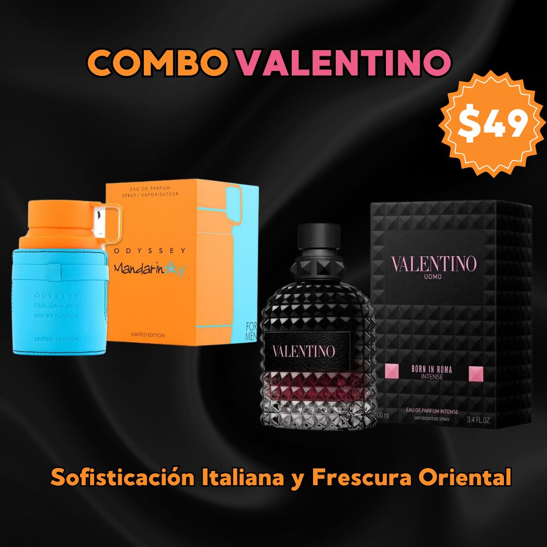 Valentino Uomo Born In Roma + Mandarin Sky Las Fragancias del Éxito