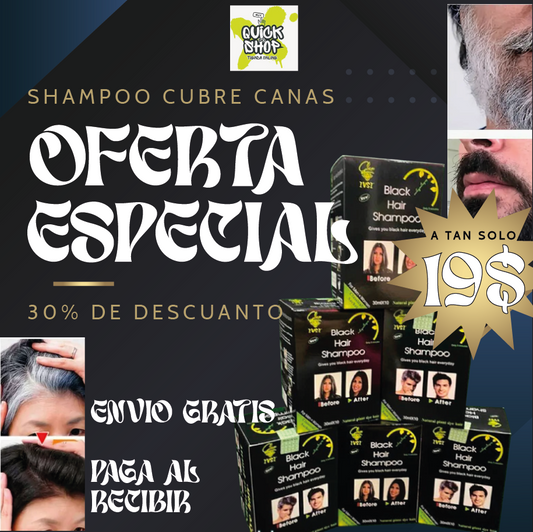SHAMPOO CUBRE CANAS PROMO