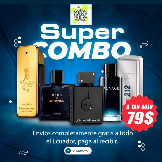 SUPER COMBO 5 FRAGANCIAS