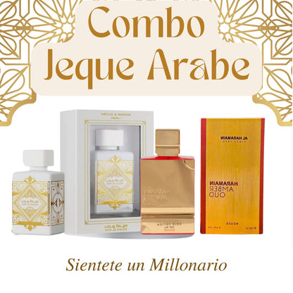 COMBO JEQUE ARABE HARAMAIN AMBER OUD + HONOR & GLORY